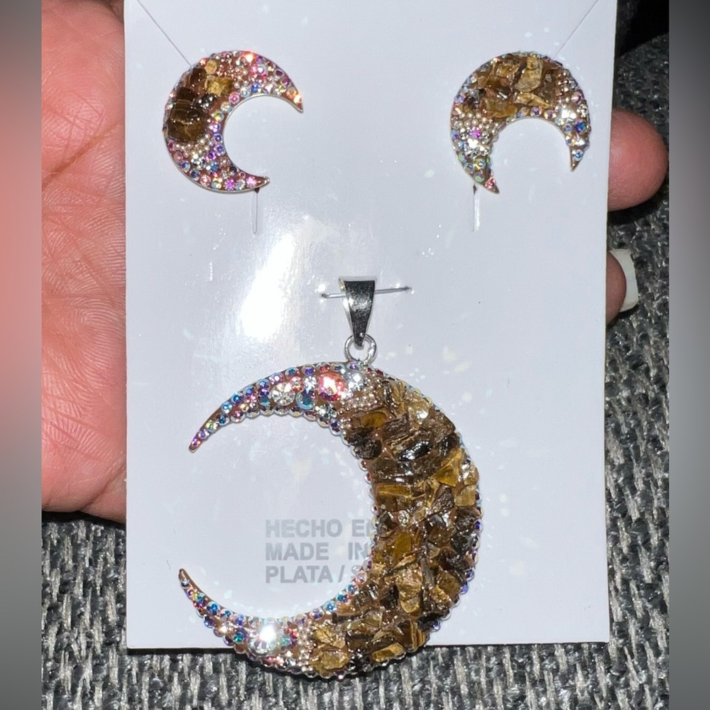 ✨Set Moon Sterling Silver .925